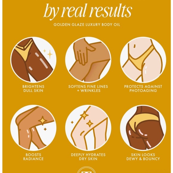 ☀️Golden Glaze Luxury Body Brightening Body Shimmer Oil Smells Soooo Good! - Picture 2 of 4